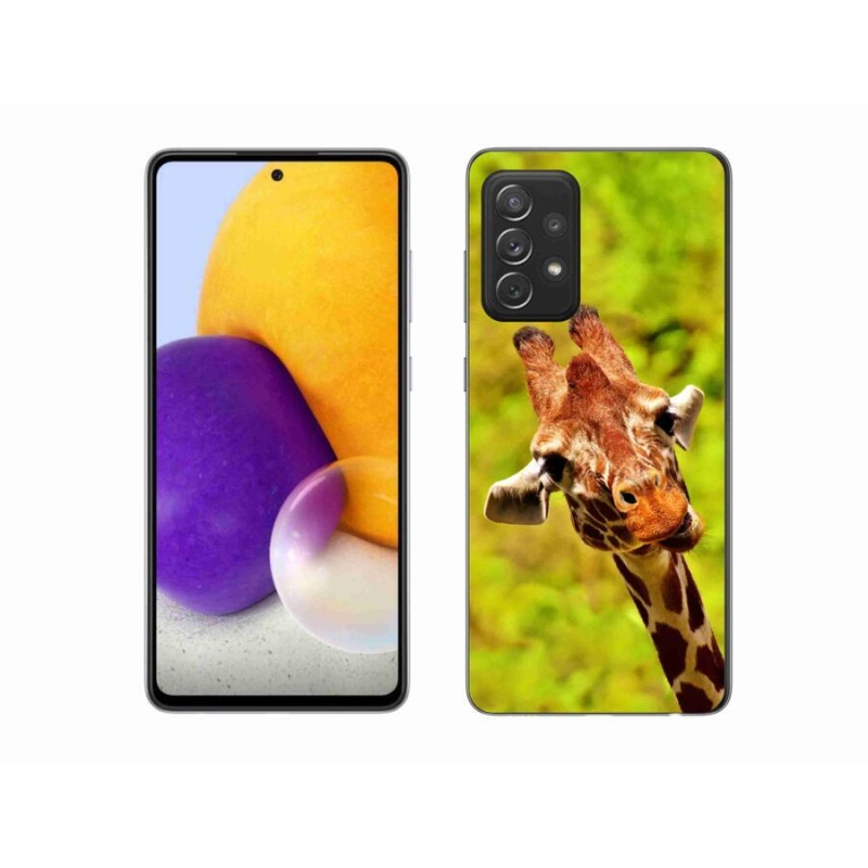 Gél védőhuzat mmCase Samsung Galaxy A72/A72 5G - zsiráf