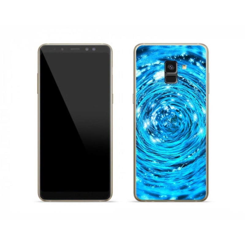 Gél borítás mmCase Samsung Galaxy A8 (2018) - water vortex - Samsung Galaxy A8 (2018) - water vortex