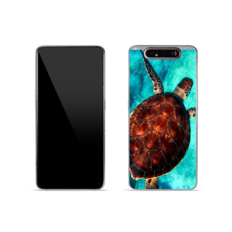 Gél védőhuzat mmCase Samsung Galaxy A80 - teknősbéka