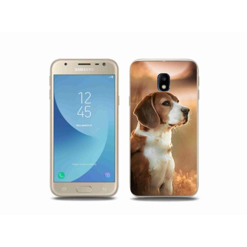Gél védőhuzat mmCase Samsung Galaxy J3 (2017) - bézs színű