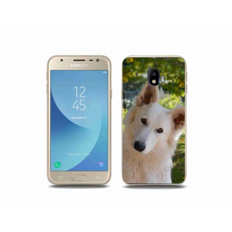 Zselés borítás mmCase Samsung Galaxy J3 (2017) - fehér Svájci juhász 1