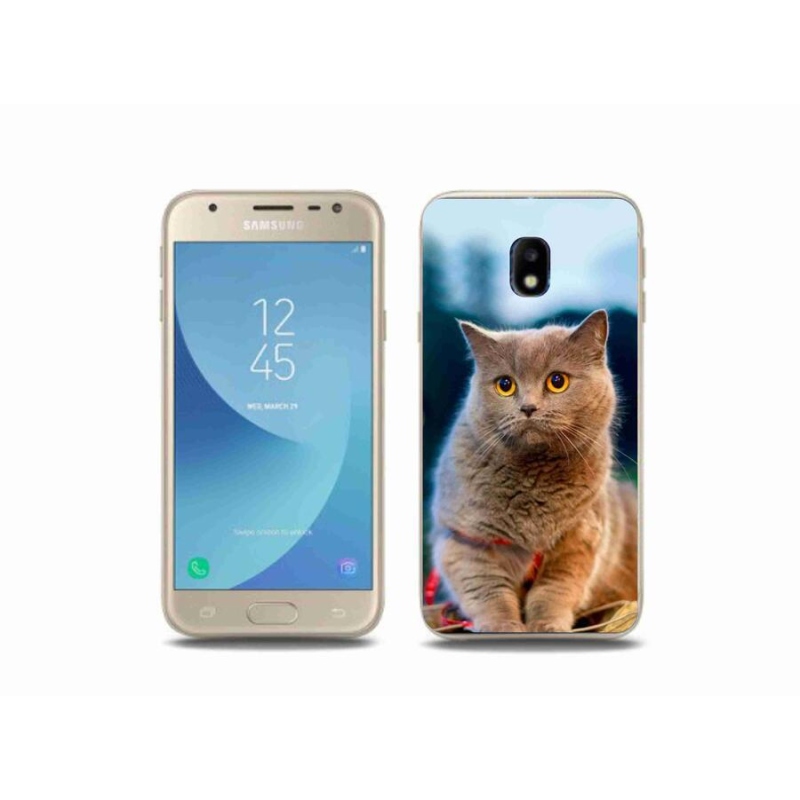 Gél védőhuzat mmCase Samsung Galaxy J3 (2017) - brit kék 2