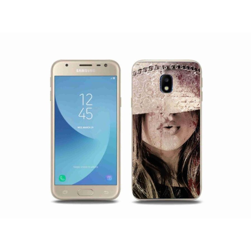 Gél borítás mmCase Samsung Galaxy J3 (2017) - lányhoz