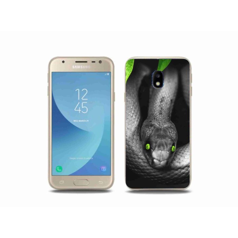 Zselés borítás mmCase Samsung Galaxy J3 (2017) - kígyó