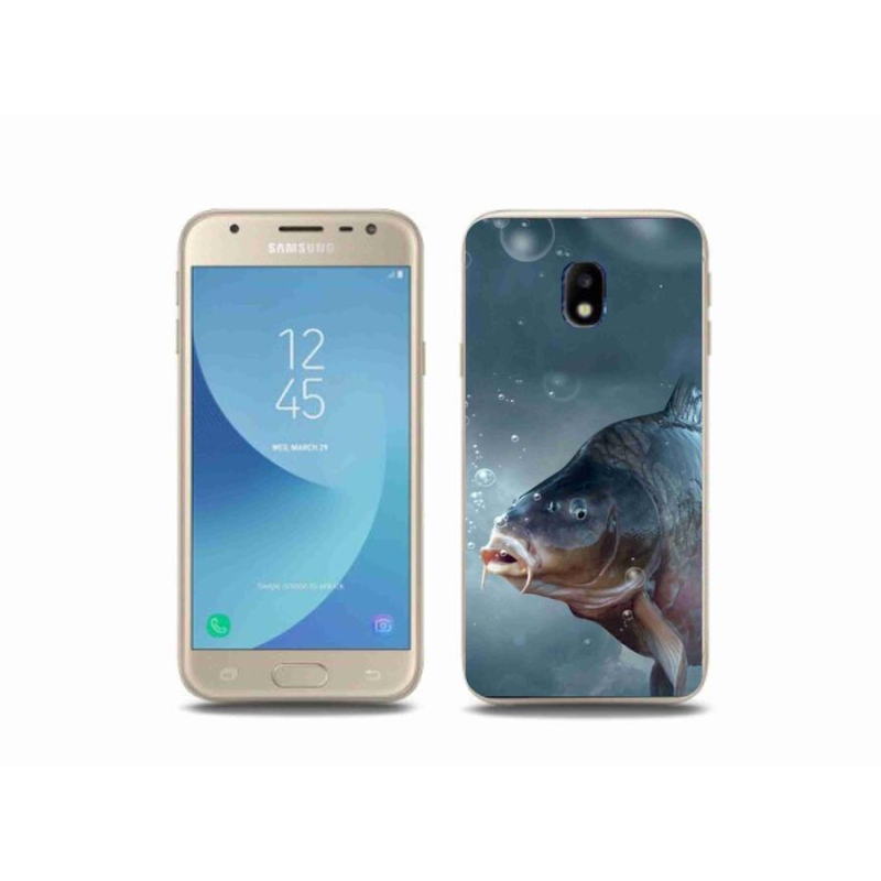 Gél borítás mmCase Samsung Galaxy J3 (2017) - ponty és buborékok