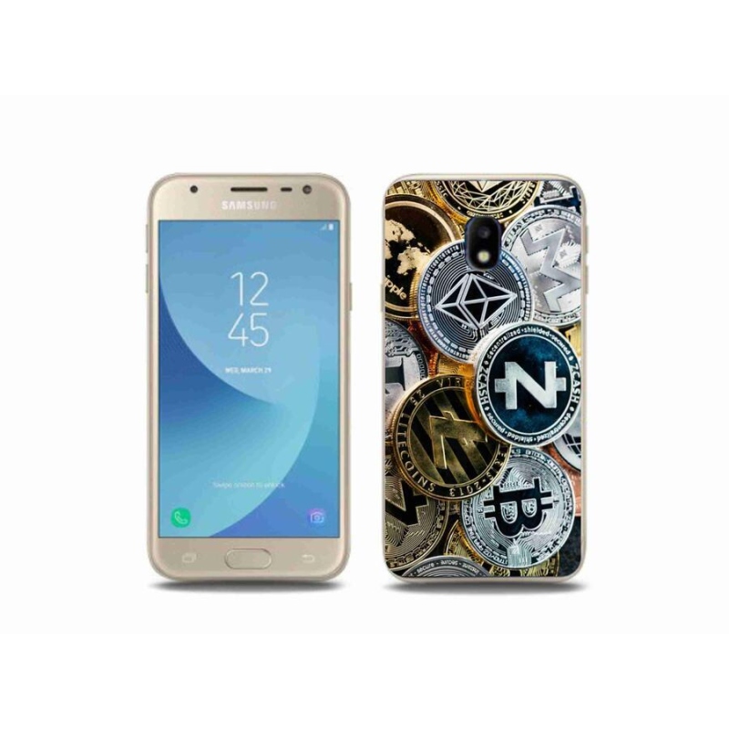 Gél borítás mmCase Samsung Galaxy J3 (2017) - kriptovaluták