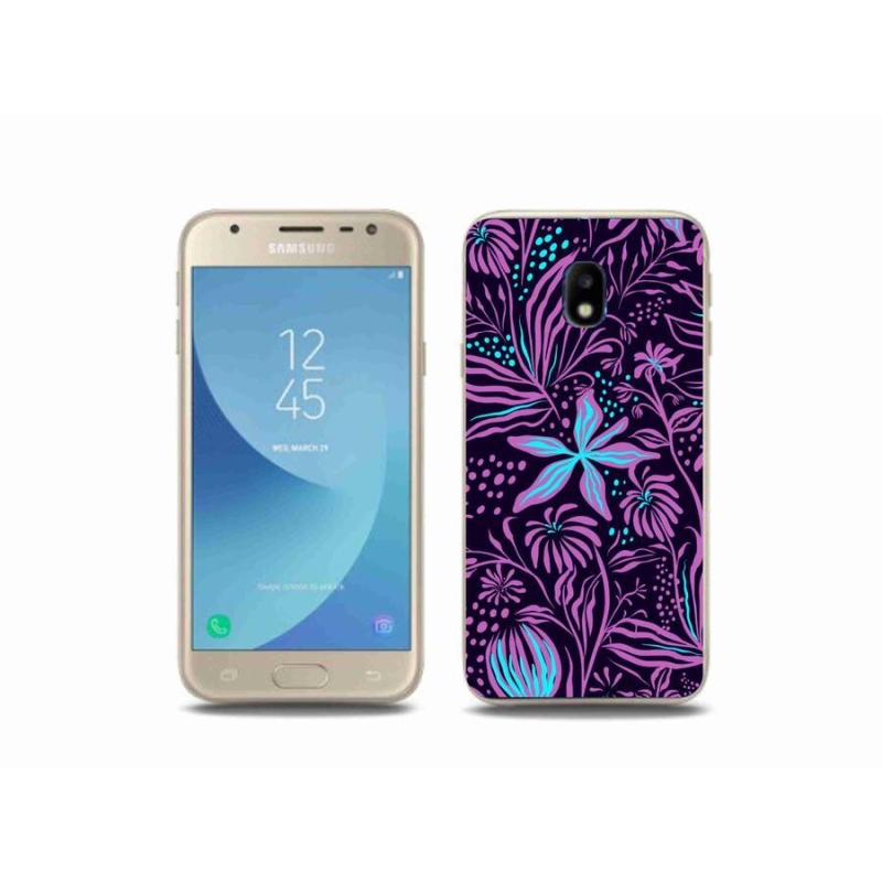 Gél borítás mmCase Samsung Galaxy J3 (2017) - virágok 2