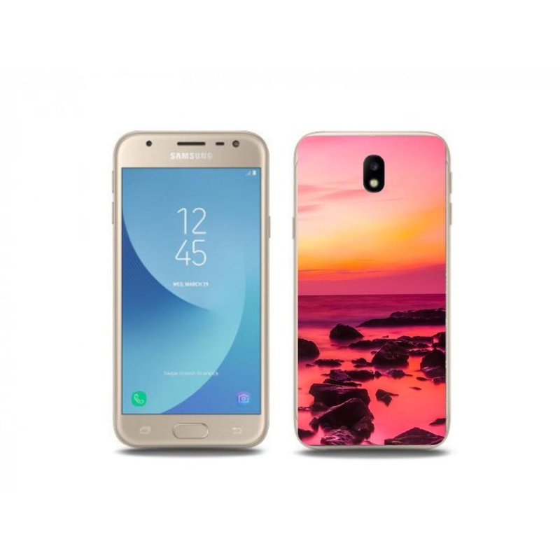 Gél borító mmCase Samsung Galaxy J3 (2017) - tenger és ragyogás