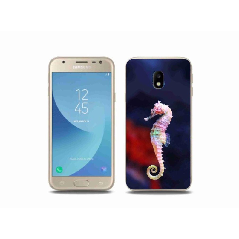 Zselés borítás mmCase Samsung Galaxy J3 (2017) - csikóhalakhoz