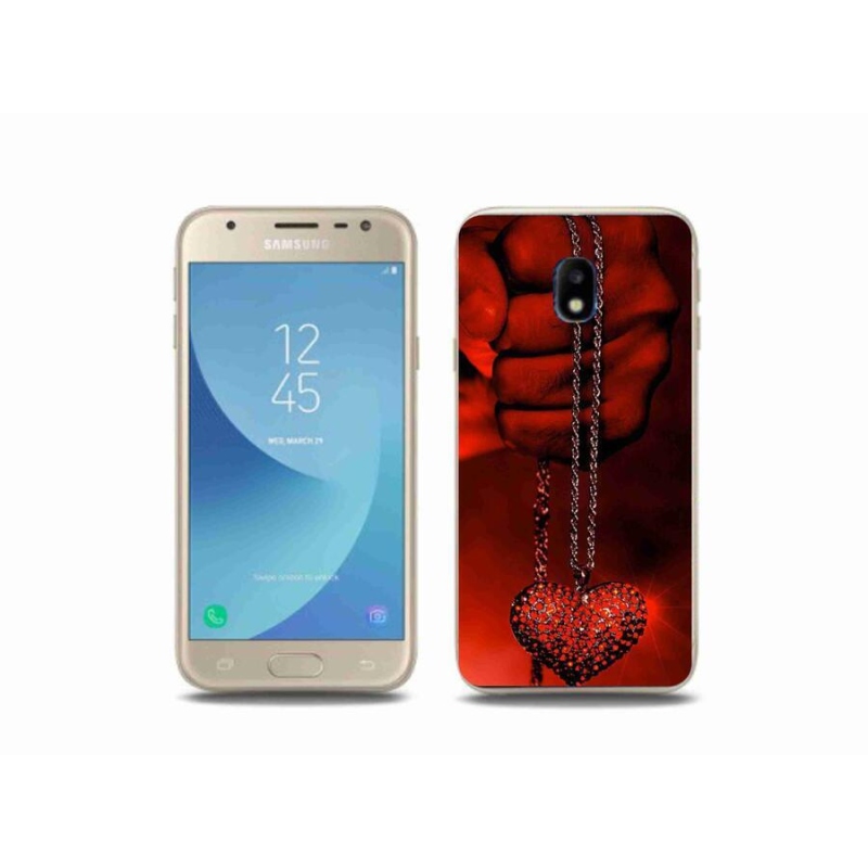 Gél borítás mmCase Samsung Galaxy J3 (2017) - nyaklánc