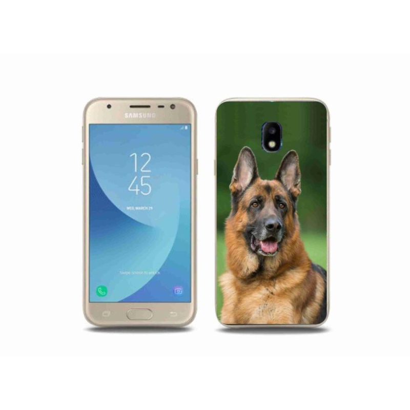 Gél borítás mmCase Samsung Galaxy J3 (2017) - Német juhászkutya számára