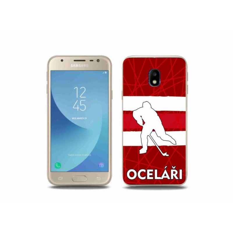 Gél borítás mmCase Samsung Galaxy J3 (2017) - Acélszínűek