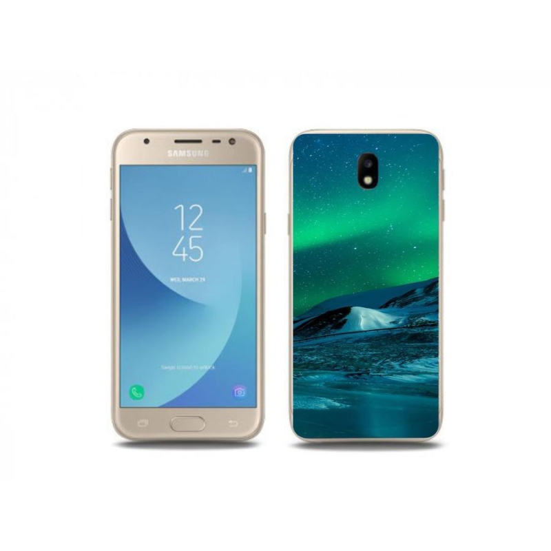 Gél borítás mmCase Samsung Galaxy J3 (2017) - sarki fény