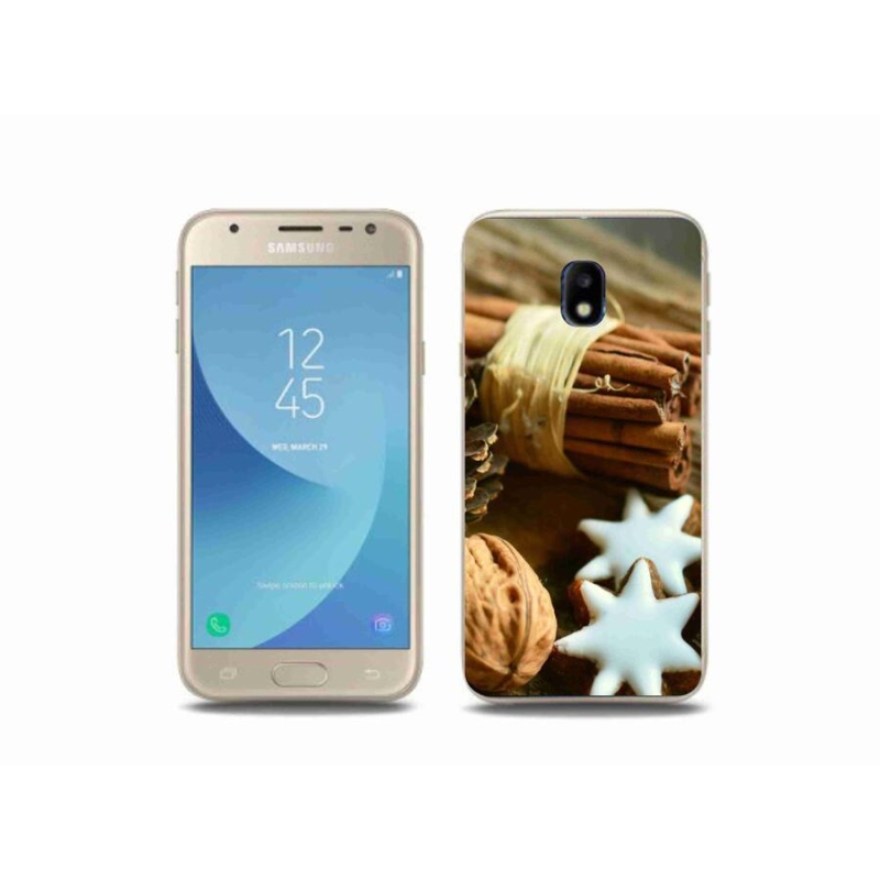 Gél borítás mmCase Samsung Galaxy J3 (2017) - fahéj és mézeskalács