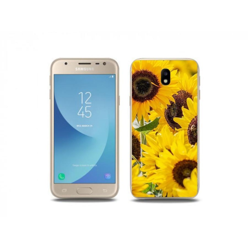 Zselés borítás mmCase Samsung Galaxy J3 (2017) - Napraforgó