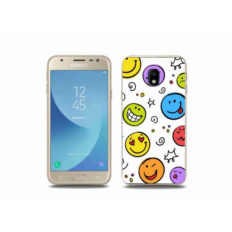 Gél borítás mmCase Samsung Galaxy J3 (2017) - smiley-k
