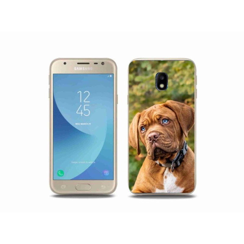 Gél borítás mmCase Samsung Galaxy J3 (2017) - kölyökkutyakékhez