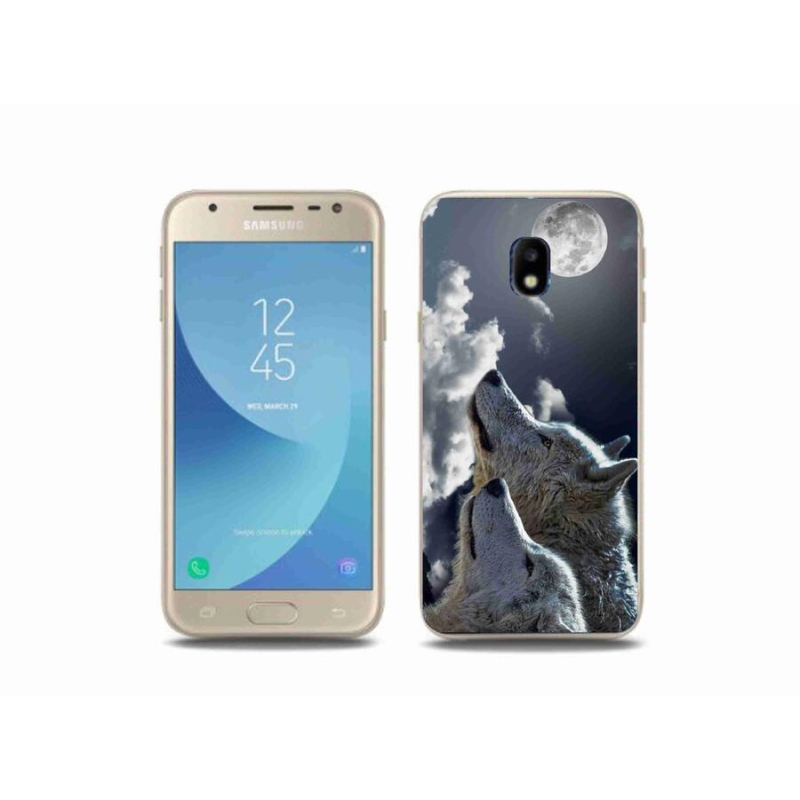 Gél borítás mmCase Samsung Galaxy J3 (2017) - farkasok