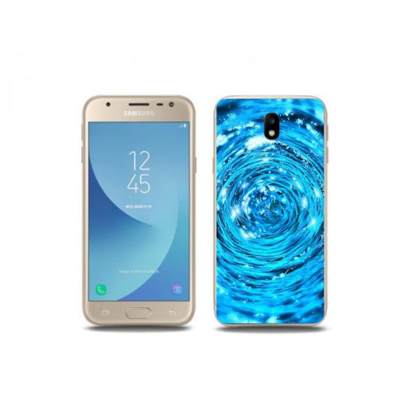 Gél borító mmCase Samsung Galaxy J3 (2017) - water vortex - Samsung Galaxy J3 (2017) - vízörvény