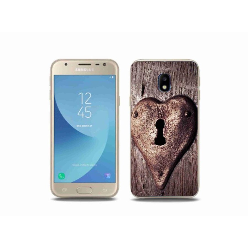 Gél borítás mmCase Samsung Galaxy J3 (2017) - szív alakú zár
