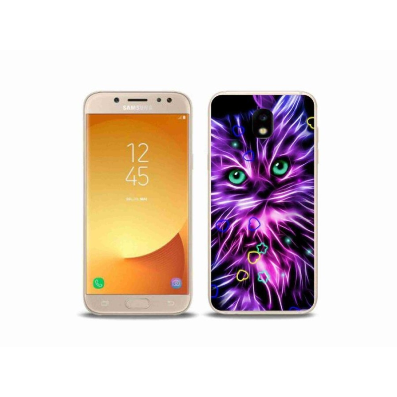 Gél borítás mmCase Samsung Galaxy J5 (2017) - absztrakt macska