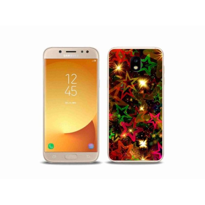 Gél borítás mmCase Samsung Galaxy J5 (2017) - színes csillagok