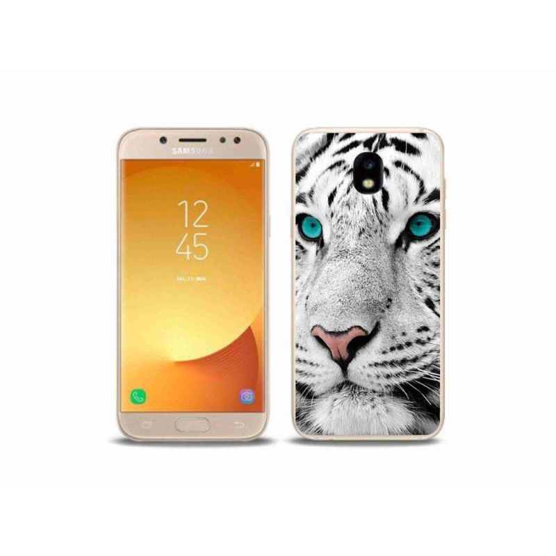 Zselés borítás mmCase Samsung Galaxy J5 (2017) - fehér tigris