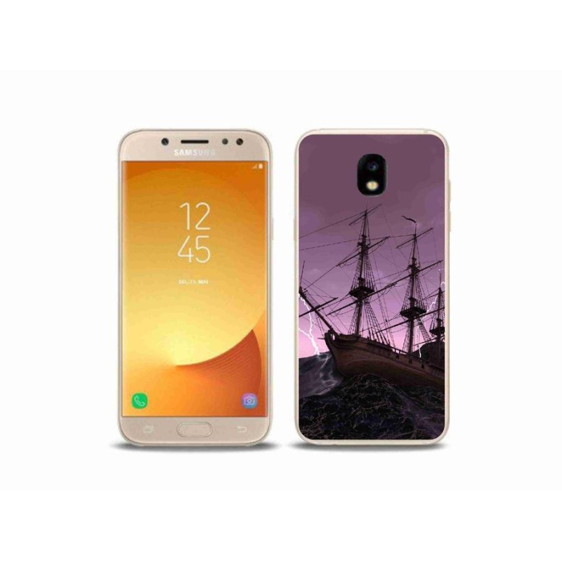 Zselés borítás mmCase Samsung Galaxy J5 (2017) - hajó a viharban