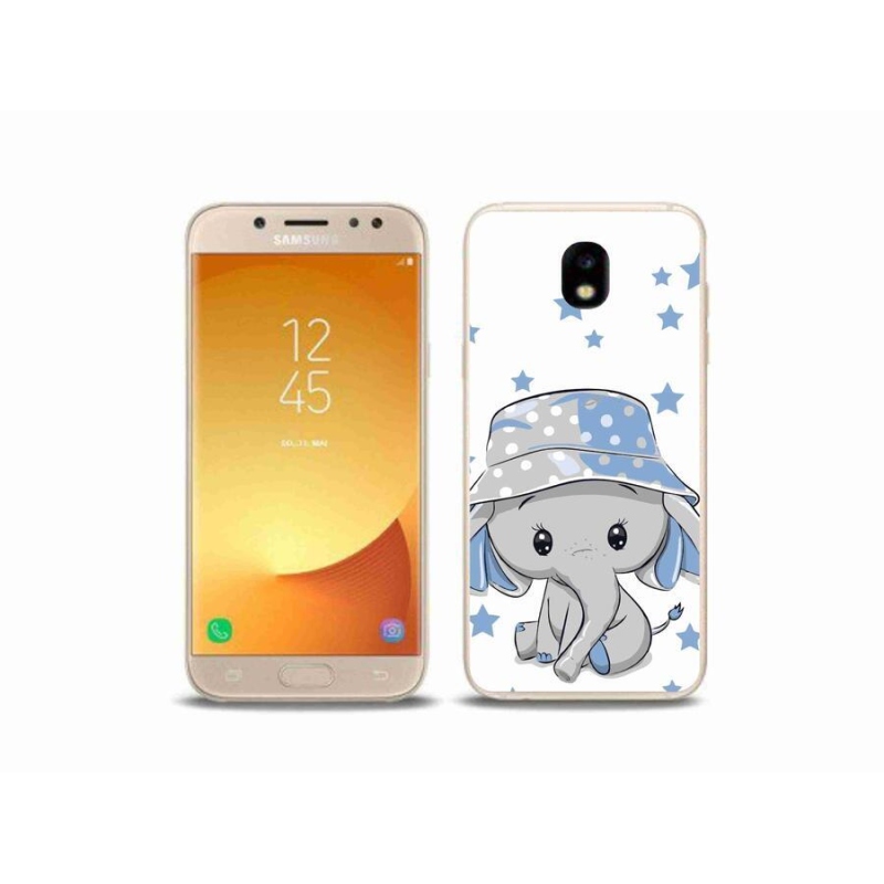Gél védőhuzat mmCase Samsung Galaxy J5 (2017) - kék elefánthoz