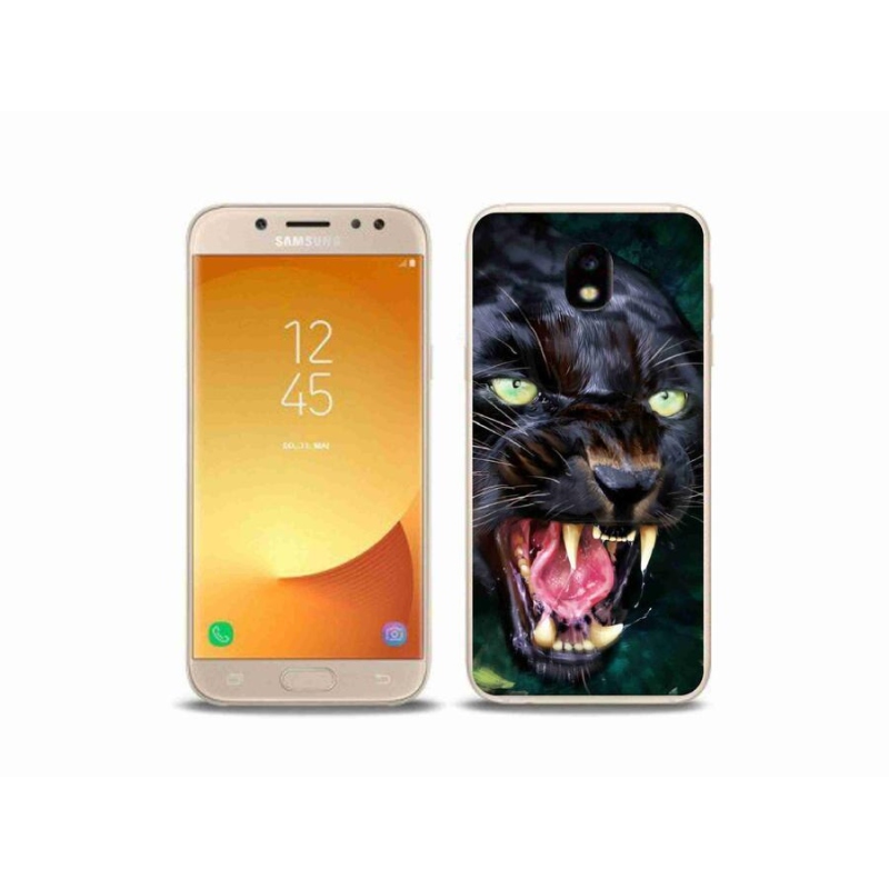 Gél borítás mmCase Samsung Galaxy J5 (2017) - dühös fekete párduchoz