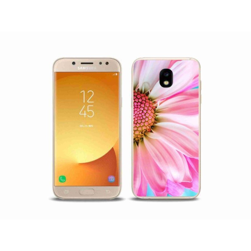 Gél védőhuzat mmCase Samsung Galaxy J5 (2017) - rózsaszín virág