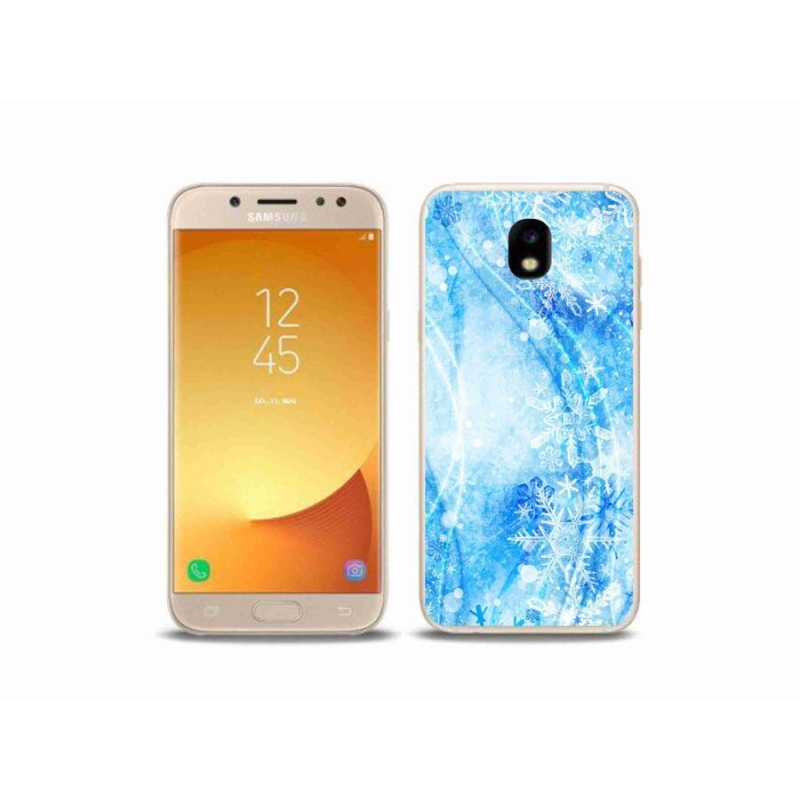 Gél borító mmCase Samsung Galaxy J5 (2017) - hópelyhekhez