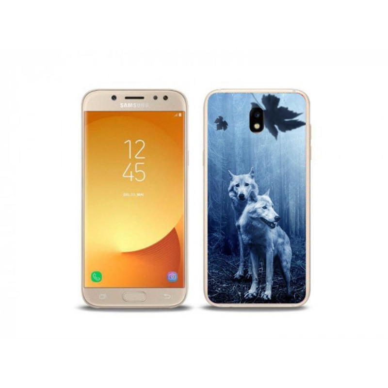 Gél borítás mmCase Samsung Galaxy J5 (2017) - farkasok az erdőben