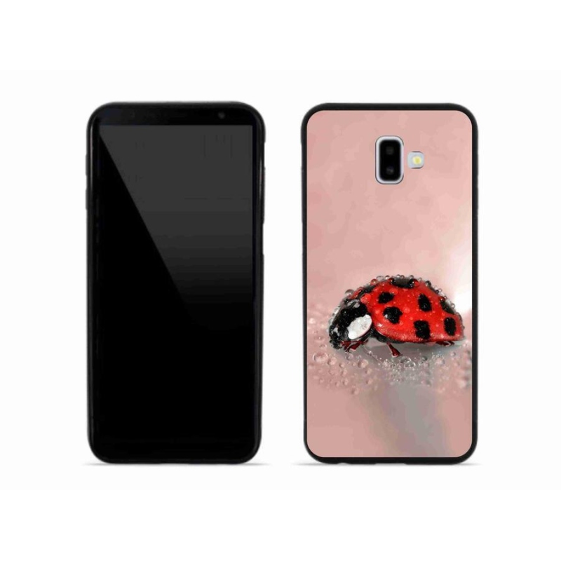 Gél védőhuzat mmCase Samsung Galaxy J6 Plus készülékhez - katicabogár