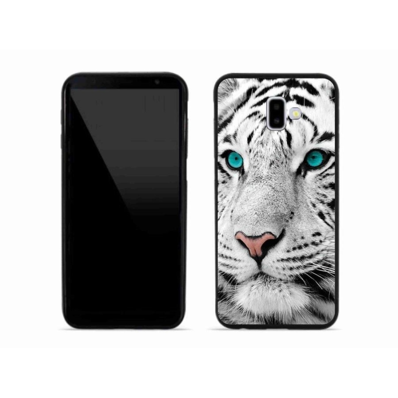 Zselés borítás mmCase Samsung Galaxy J6 Plus - fehér tigris