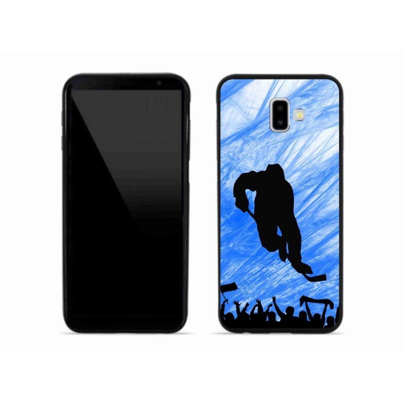 Gél borítás mmCase mobiltelefonhoz Samsung Galaxy J6 Plus - hokis játékos