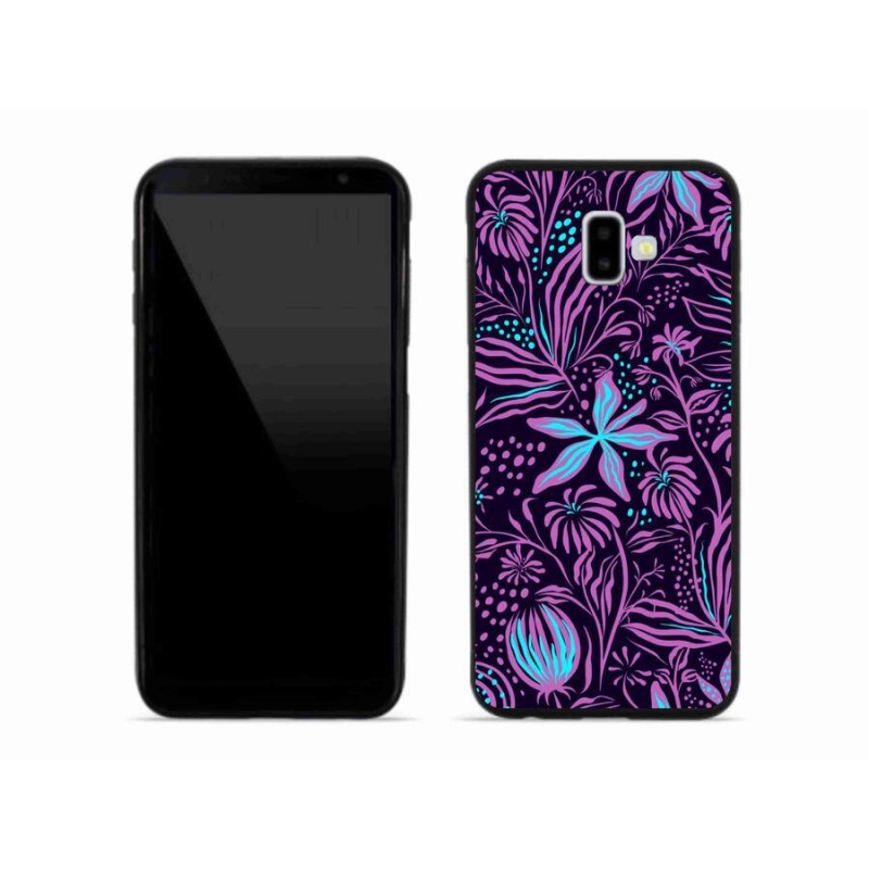 Gél védőhuzat mmCase mobiltelefonhoz Samsung Galaxy J6 Plus - virágok 2