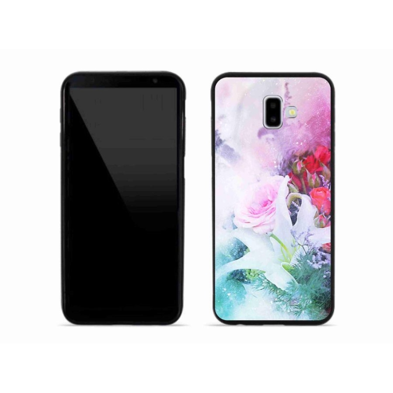 Gél borítás mmCase mobiltelefonhoz Samsung Galaxy J6 Plus - virágok 4