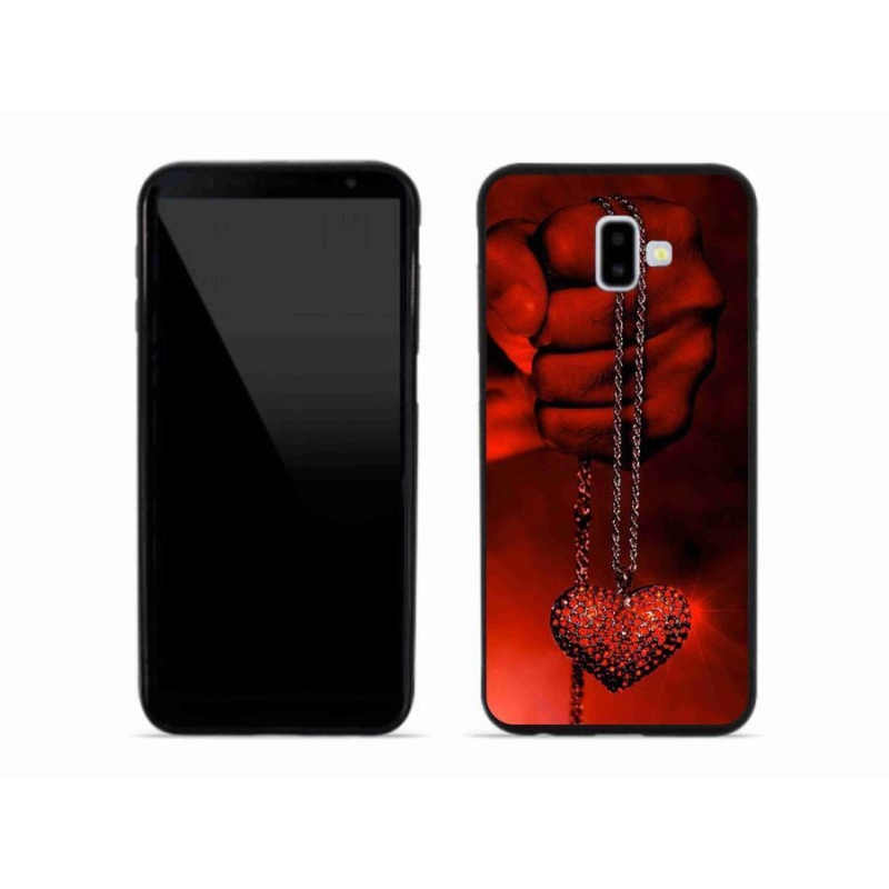 Gél borítás mmCase Samsung Galaxy J6 Plus készülékhez - nyaklánc