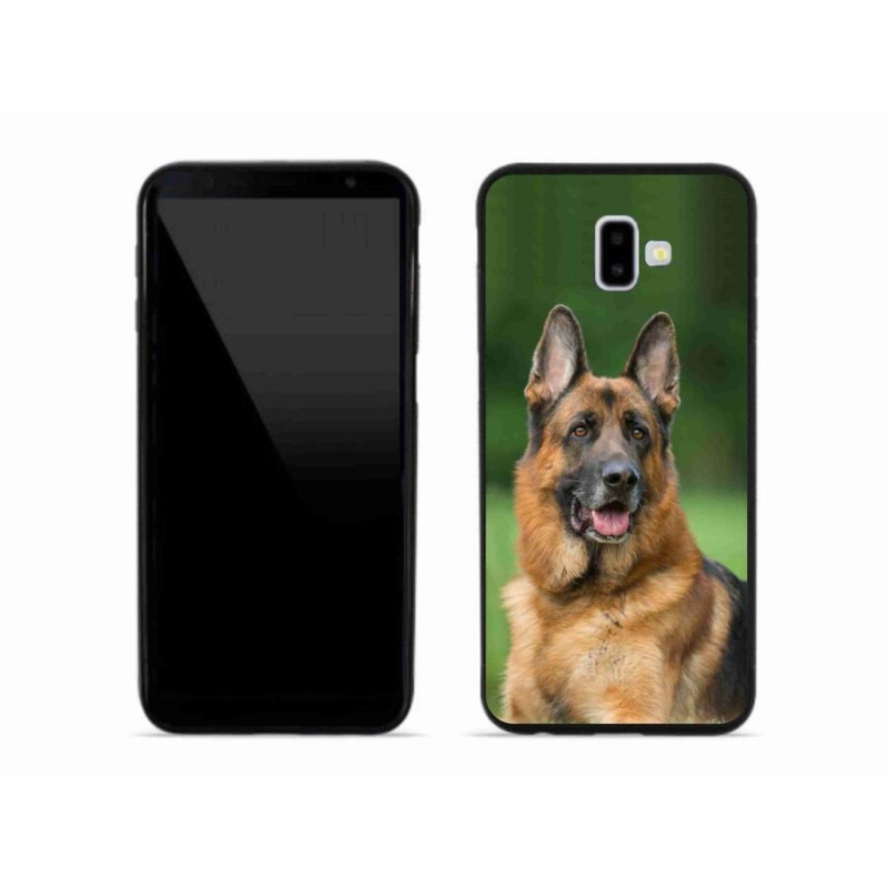 Gél borítás mmCase Samsung Galaxy J6 Plus - Német juhászkutya számára