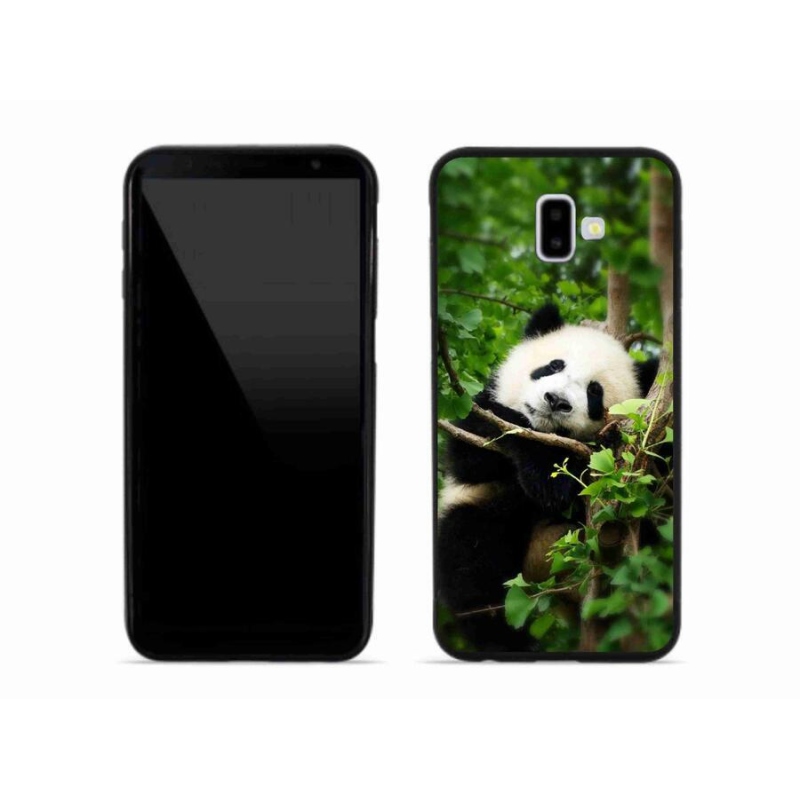 Gél védőhuzat mmCase Samsung Galaxy J6 Plus készülékhez - panda