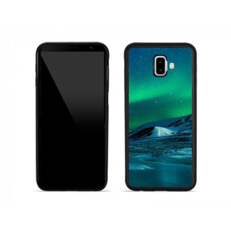 Gél borítás mmCase Samsung Galaxy J6 Plus készülékhez - sarki fény