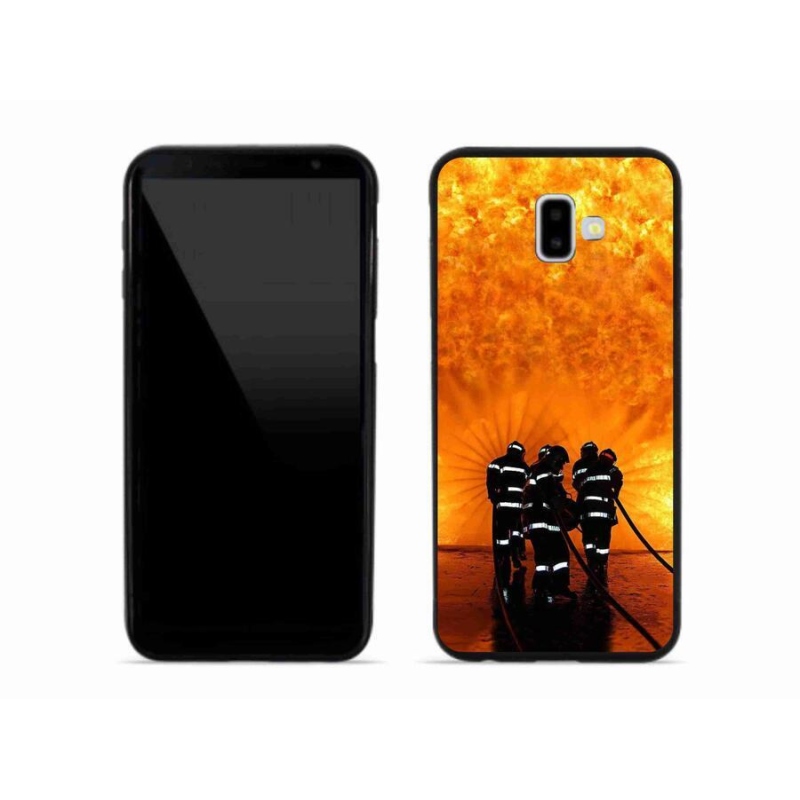 Zselés borítás mmCase Samsung Galaxy J6 Plus - tűz