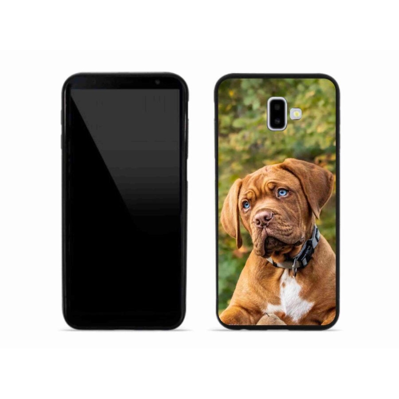 Zselés borítás mmCase Samsung Galaxy J6 Plus - kölyökkutyakékhez