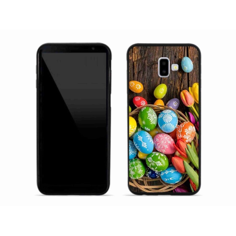 Gél borítás mmCase Samsung Galaxy J6 Plus készülékhez - Húsvéti tojás