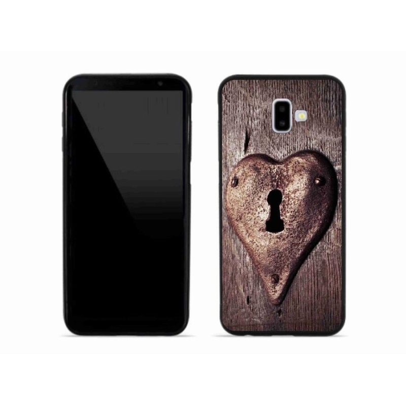 Zselés borítás mmCase Samsung Galaxy J6 Plus készülékhez - szív alakú zár