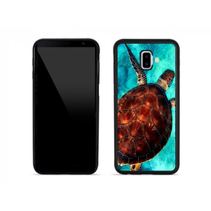 Gél védőhuzat mmCase Samsung Galaxy J6 Plus - teknősbéka