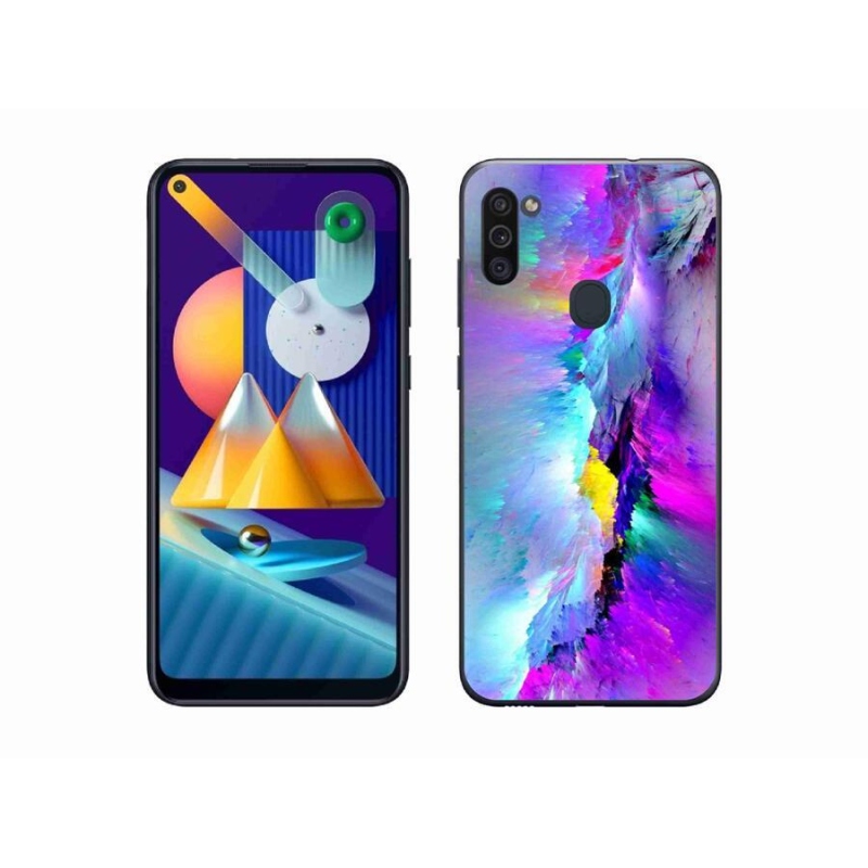 Zselés borítás mmCase Samsung Galaxy M11 készülékhez - absztrakt