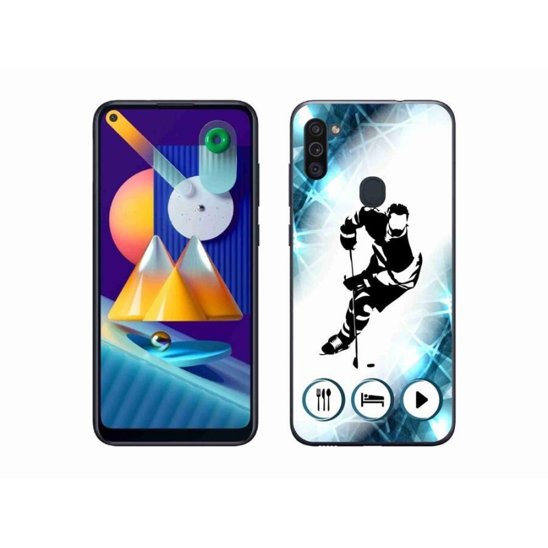 Gél védőburkolat mmCase Samsung Galaxy M11 - hoki 1