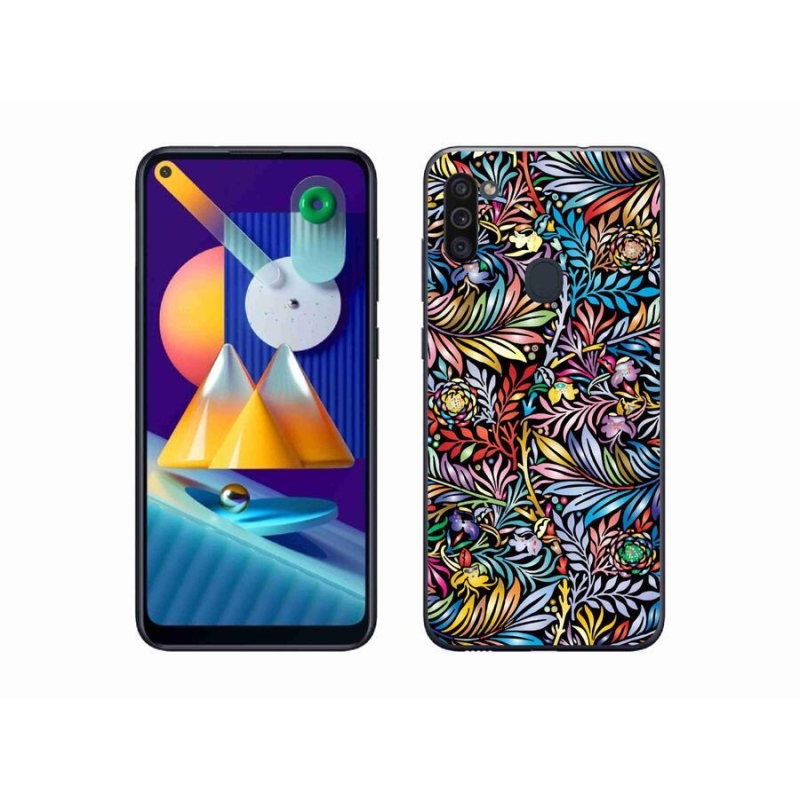 Gél borító mmCase mobil Samsung Galaxy M11 - virágok 5